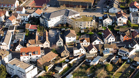 Budenheim Blick auf Pizzeria